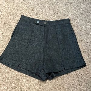 Sadie and Sage black/dark grey high waisted shorts